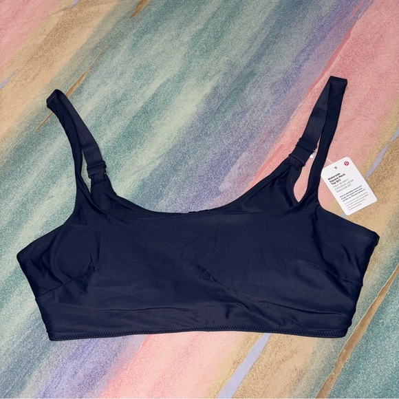 Lululemon Waterside Square-Neck Swim Top B/C Cup - True Navy blue - Picture 5 of 9